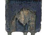 a picture of a piece of art that looks like an elephant