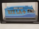 a box with a model of a bus inside of it