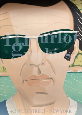 Alex Katz - Autoportrait (Mourlot Graphics), 1970