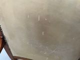 an image of a chair that has been painted white