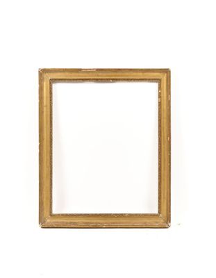 an old picture frame on a white wall with a white background