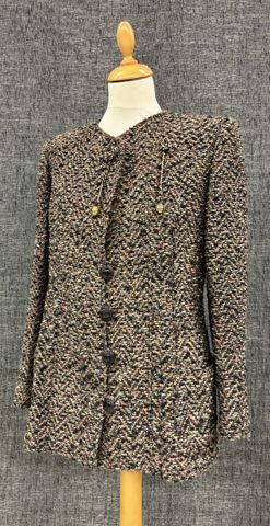 EMANUEL UNGARO Parallèle Paris – Veste en lainage chiné multicolo...