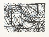 an image of a black and white drawing of a square with lines