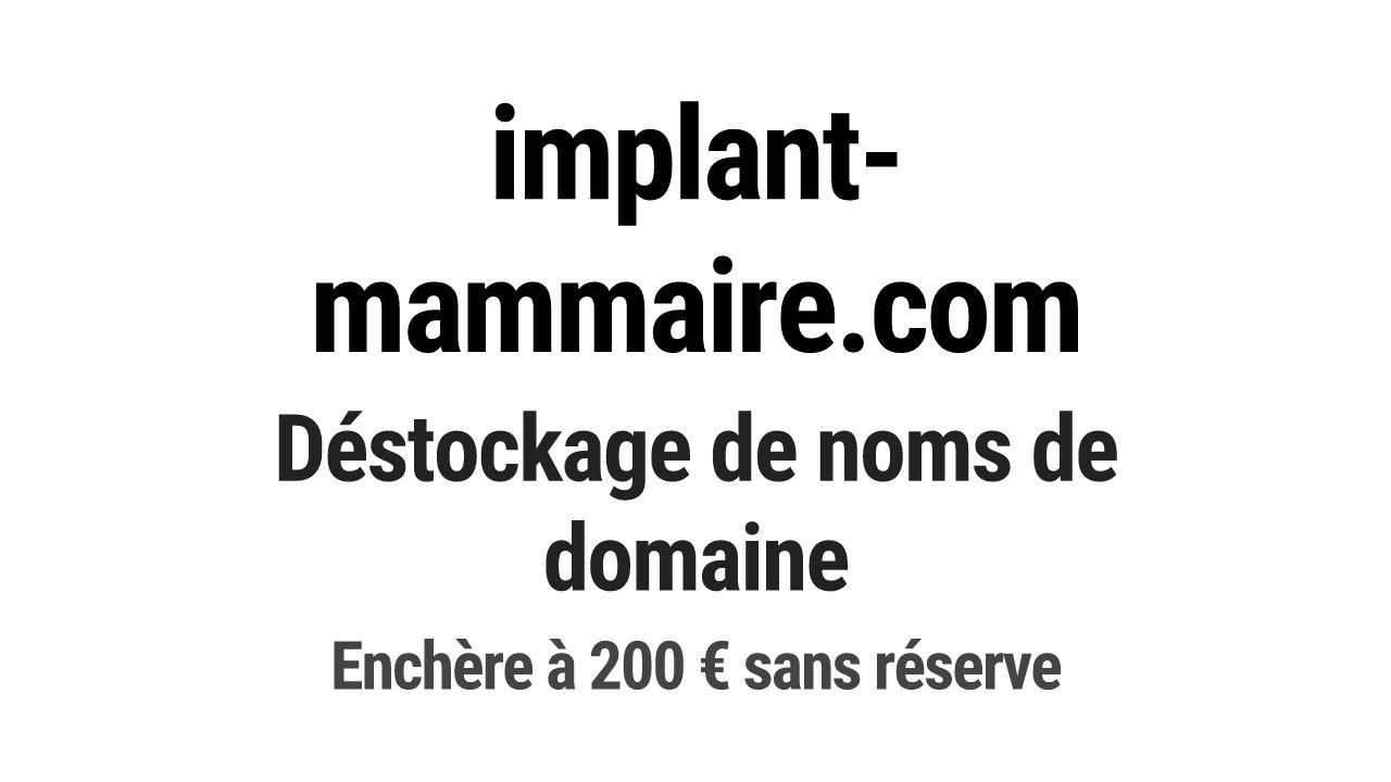 Destockage & Invendus