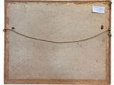 an old picture of a piece of paper with a rope on it
