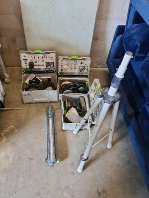 a lot of tools that are sitting on the floor