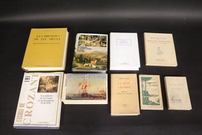Lot de livres sur l'art dont régionalisme (MAILLAUD, THIVIER…