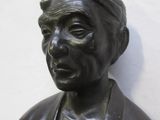 buste en bronze représentant un homme coiffé d'un turban