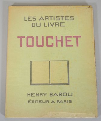 TOUCHET Jacques, 15 planches hors texte inclus portrait en f…