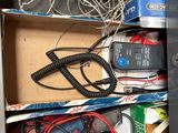 a box full of wires and other electronics in it