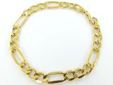 Bracelet à maillons « figa » en or jaune 14 carats
