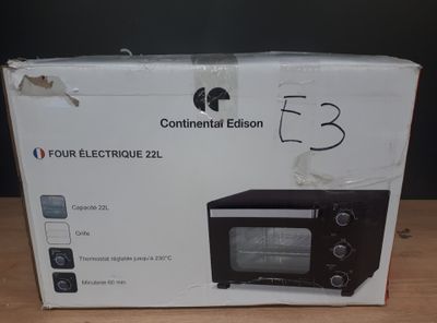 Minifour électrique CONTINENTAL EDISON CEMF22B - 22L noir - …