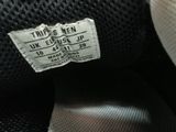 a close up of a label on a pair of shoes
