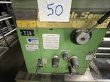 a machine that has a sign on the side of it