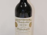 a bottle of wine that is sitting on a table