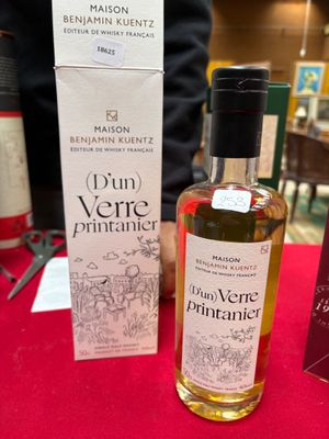 bouteille de Whisky Maison Benjamin Kuentz "D'un verre printanier" - Photo 1