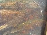 a picture of a painting of a horse in a field