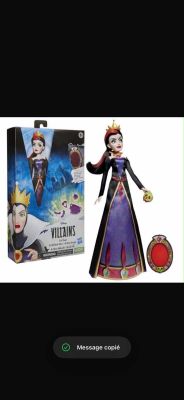 disney figurines are displayed on a white background with a box of toys