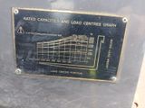a sign on the side of a building that says rated capabilities and load centres graph