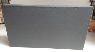Sommier tapissier 100x180 , couleur gris sans pieds- retour …