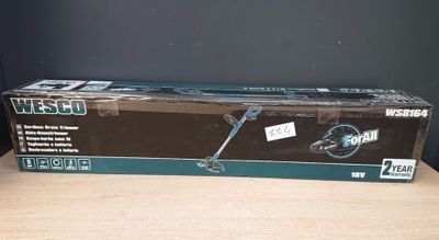 Coupe bordure sans fil 18v, wesco ws8164, 1 batterie 2.