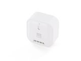 an image of a white power adapter on a white background
