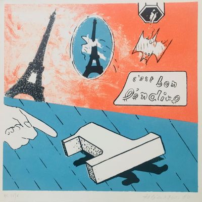 Hervé TELEMAQUE (Né en 1937) « C'est bon l'endive »