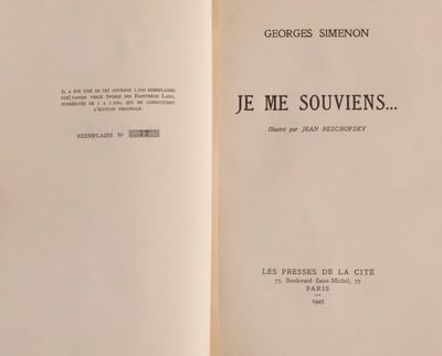 an open book with a black and white picture on it