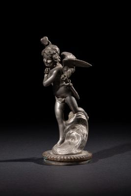 Cupidon Eros signé J. D'UN ACH - Objet d'art unique