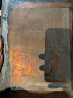 Lot comprenant une lampe de mineur en cuivre, plaque d'estam… (photo 5)