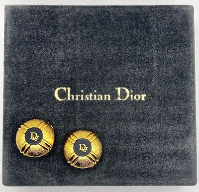 christian dior earrings in box