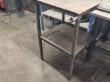 an image of a workbench in a garage