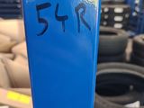 a close up of a blue pole with a number on it