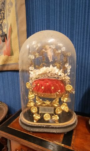 Globe de mariée avec porte-couronne