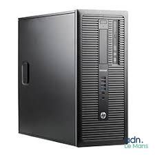 a black computer tower with a keyboard and mouse on top