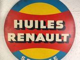 an image of a red and blue sign that says hulls renault service