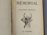an open book with a drawing of a deer on the cover