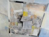 peinture représentant une œuvre d'art exposée dans une pièce
