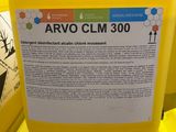 a close up of a yellow container with a label on it