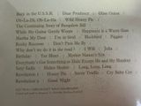 a close up of a sheet of paper with a list of things on it