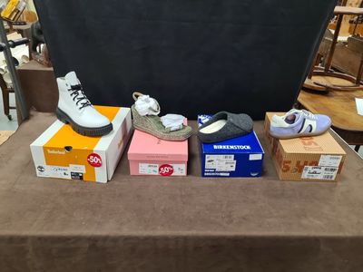 Lot de 4 paires de chaussures femme de marques BIRKENSTOCK, …