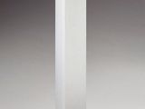 an image of a tall white object on a table