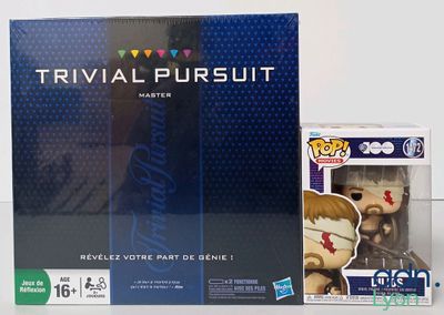 the box of the pop vinyl figure is next to the box of the pop vinyl figure