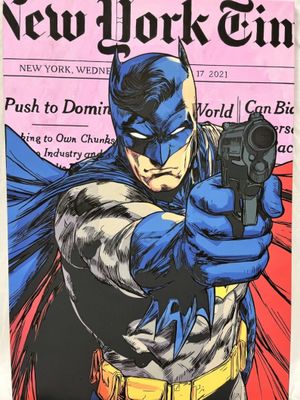 Benjamin SPARK (né en 1969) "Batman is fine, the world is no… - Photo 1