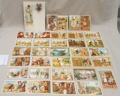 beaucoup de cartes sur lesquelles figurent des photos de personnes
