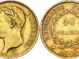 l'image d'une pièce d'or sur laquelle figure une tête de femme
