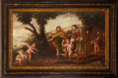 Sainte Famille - XVIIe siècle, école italienne de Bassano