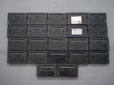 a pile of cassettes stacked on top of each other
