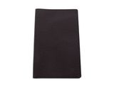 a close up of a black leather passport case on a white background