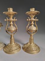 Réunion de deux paires d'appliques bronze à binets réversibl… (photo 3)